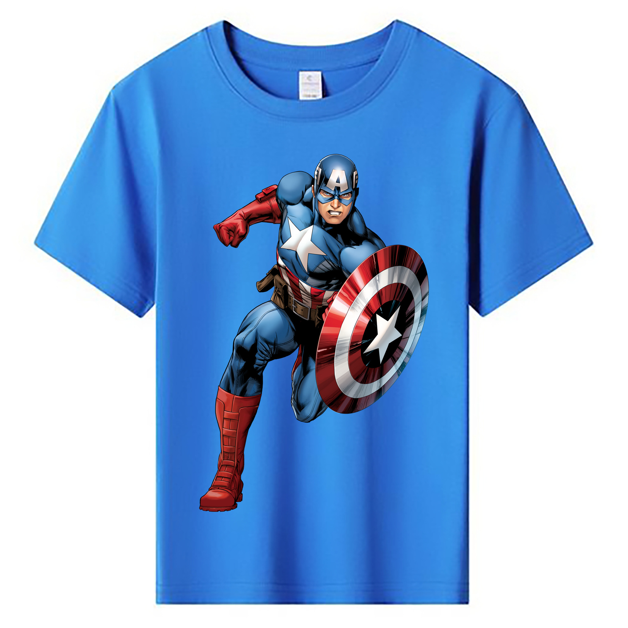 （画像用） アベンジャーズ The Avengers 綿100％キッズTシャツ（フロントプリント）
